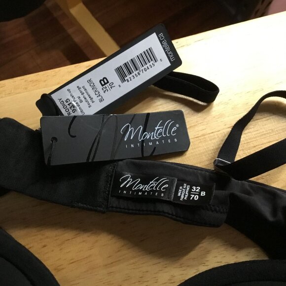 Montelle Intimates‎ Prodigy Ultimate Push-Up Bra Black 32B - Picture 5 of 5